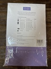 Holiday Home 60 Inch Lavender Round Fabric Tablecloth NIB
