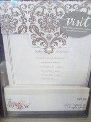 STUDIO HIS & HERS 25 each wedding invitations envelopes reply cards-env 2 boxes