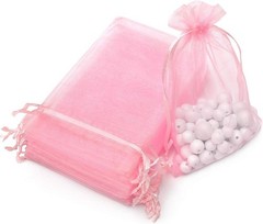 100PCS 4x6inch 10x15cm Drawstring Organza Jewelry Favor Pouches Wedding Party…