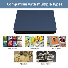 Trading Card Binder 9 Pocket Zipper Fvxldcz Pu Cover Card Collection Binder 540