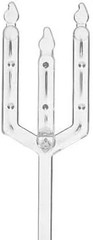 Plastic Straight Head Floral Picks Card Holders for Events, Parties (50 Pieces)