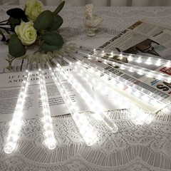96″ long Clear Meteor Rain Sequence LED Lights – Wedding Party Backdrops Sale