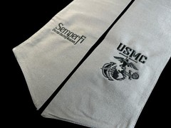 USMC (EGA) Semper Fi Cotton Wreath Sash (2 Logos) 28k Stitch