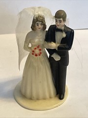 Vintage Wedding Cake Topper