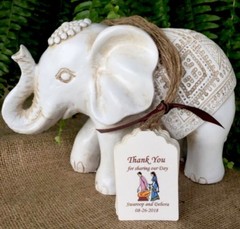Mandala Indian India Custom Personalized Wedding Favor Hang Tag Favors Set (15)