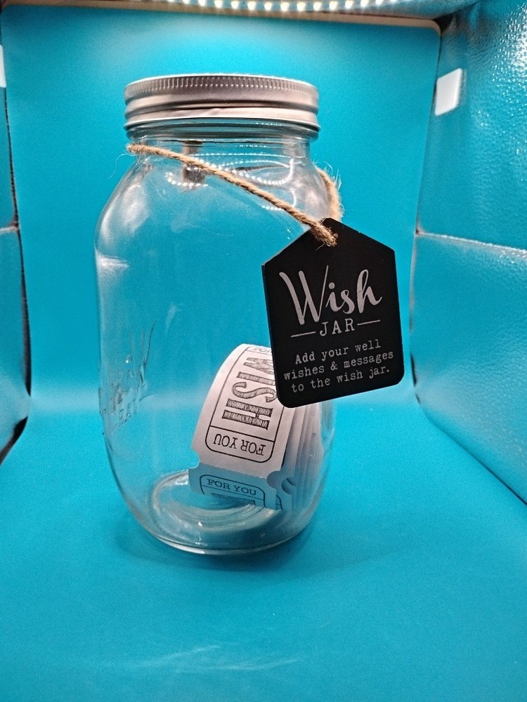 Wish Jar For Wedding -Prayers- Birthday -Special Occasion- Keepsake Jar