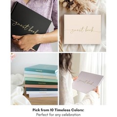 Elegant Wedding Guestbook Polaroid Keepsake Durable Eco-Friendly Signature Book