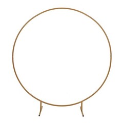 4 ft GOLD Balloon Circle Metal Frame Wedding Arch BACKDROP STAND Party Events