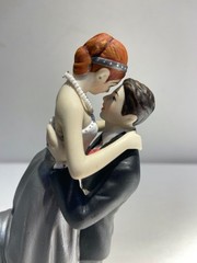 Wedding Cake Topper True Romance Wedding Star Porcelain Repaint One Of A Kind