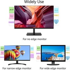 2 Pack Computer Monitor Memo Board for No Edge Monitors,Monitor 2 Pieces 11