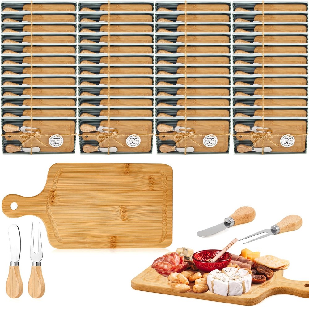 Ziliny 100 Set about 7.87 x 3.74 x 0.39 inches/ 20 x 9.5 x 1 cm, Bamboo Color