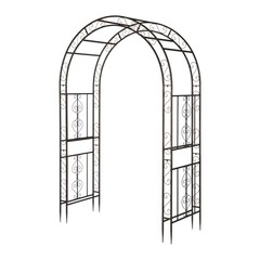 7FT Metal Arch Backdrop Stand, Archway Wedding Arch Stand for Outdoor Party