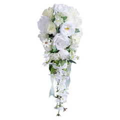 Wedding Bouquet for Bride for Rustic Boho Wedding Romantic Cascading Bouquet