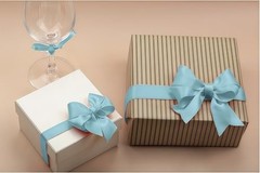 1 1/2 Inch Solid Satin Ribbon, 100 Yards Double Faced Satin for Wathet blue