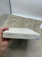 CR Gibson Wedding Guest Book Embossed White with Silver Script New In Plastic