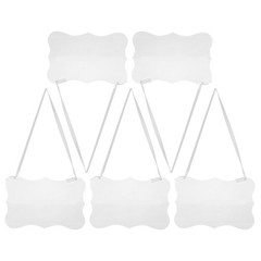 1 Set Clear Reserved Signs for Wedding Chairs – 9×6 Inch Acrylic Hanging Signs