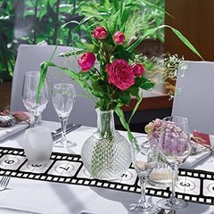 12 x 72 Inch Movie Night Table Runner Movie Theme Party 3 Classic Style