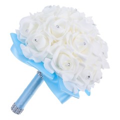 Simulated Rose Bouquet Wedding Flowers for Bride Bridal Bouquets