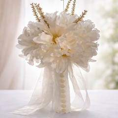 Wedding Bouquet for Bride Bride Holding Bouquet Rhinestones Romantic Bridal