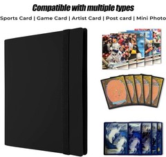 Trading Card Binder Holder, 9-Pocket Sports Card Collector Binder Album for T…