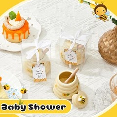 Pcs Baby Shower Prize for Winners Honey Party Favors 3 oz Ceramic Honey Jars 1