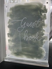 Hand Made Sign Guest book Sage Green Wedding Or Special Occasion Anniversary