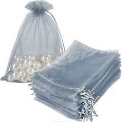 100× Golden Drawstring Organza Pouches Wedding Jewelry Candy Gift Bags 4″x6″ US