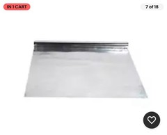Silver Mirror Aisle Runner Roll for Wedding 3.3×33 ft, Metallic PVC Aisle