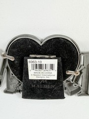 Silver WEDDING PICTURE FRAME MR & MRS metal Mantle Desk Shelf 8″ Malden Intl.