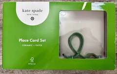20 Piece Set Place Cards and & Holders – Kate Spade New York X Target-NIB!