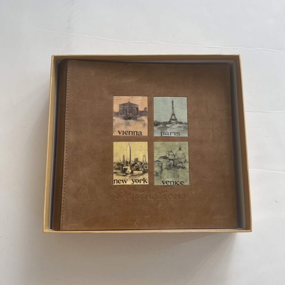 Photo Album 9x9in HOM Home Essence Holds 160 Prints New