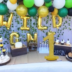 TONIFUL 11.8 Inch Gold Glitter Numbers Table Centerpieces 0-9 Birthday Gold-1