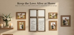 A Cord of Three Strands Wedding Ceremony Sign Elegant Trinity Braid Cross for…