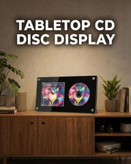 Acrylic CD Picture Frame, Signed CD Display Frame, CD Wall Display for Discs …