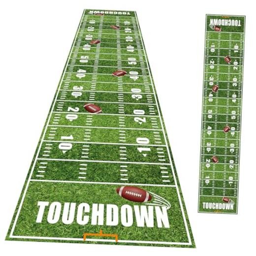2Packs Football Floor Runner, 10ft x 2ft Football Party Supplies, Football
