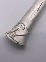 Mikasa Love Story Stainless Steel Wedding Cake Pie Server Set Swirl Hearts