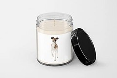 Smooth Fox Terrier Candle – Soy Wax Candle – Hand Poured Candle