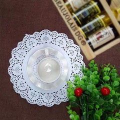 Paper Doilies, 100 Pieces 5.5″ Lace Doilies Round 5.5 in, White