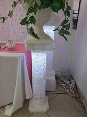 Large Standing Roman Greek Pillars Columns Rubber Shatterproof Garden Wedding