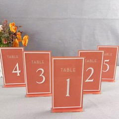Custom Wedding Table Sign Acrylic Wedding Table Numbers Wedding Table Decor