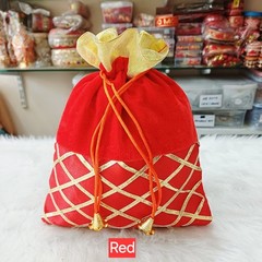 Velvet Potli,Batwa,Return Gift Potli,Mithai,Bhaji,Ladoo Potli,Baby Shower,Potli
