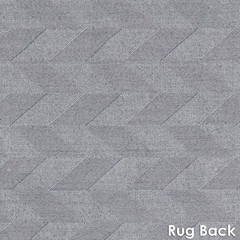 Geometric Affinity Indoor Area Rug – Steel Blue – 8 ft x 10 ft by Sunnydaze