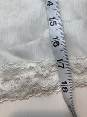 VTG 1950’s Set Of 2 Wedding Or Server Aprons Lace White And Apricot Colors MCM