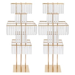 2PCS Flower Display Stand, 5 Tier Flower Vase Stand, Modern Wedding Flower Stand