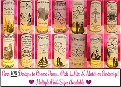 Personalized Vellum Luminaries Wedding Table Centerpieces Decorations Numbers #2