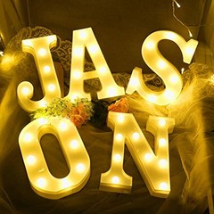 Creation Core 8.7″ Tall Large LED Coffee Word Marquee Signs Battery Operated …