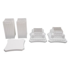 4 Pcs Wedding Party Roman Pillars European Style Landscaping Flowerpot Holder