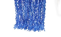 4 Pack 3.3 ft x 6.6 Wavy Sparkle Dark Blue Foil Fringe Backdrop Curtain – Nav…