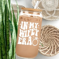 Mozaba Bridal Shower Gift – Cute Cool Wedding Day Idea for 16oz, Transparent