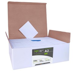 Winlyn 1000 Pcs White A2 Invitation Envelopes, Peel 1000 White,